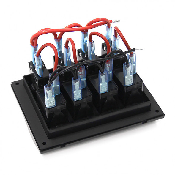 Панель переключателей 4 клавиши с автоматическими выключателями NEKEKE, серия S