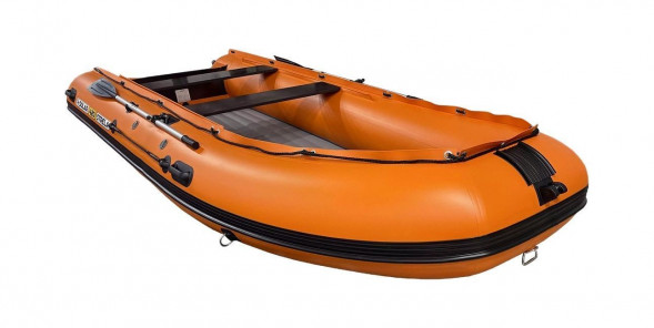 Надувная лодка ПВХ, SOLAR-420 Strela Jet tunnel, оранжевый