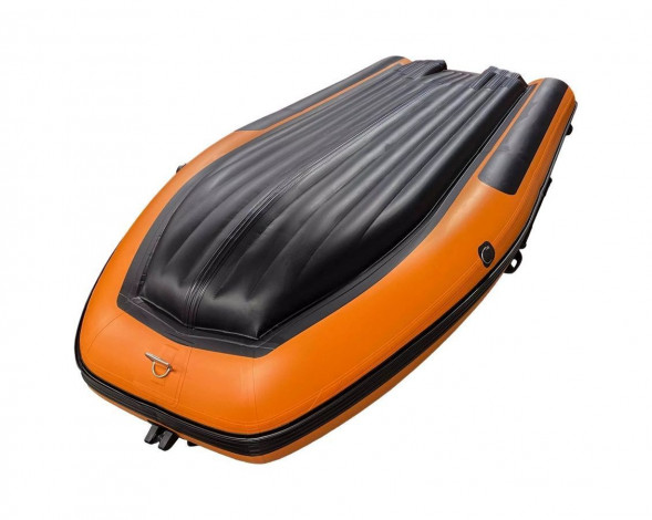 Надувная лодка ПВХ, SOLAR-420 Strela Jet tunnel, оранжевый