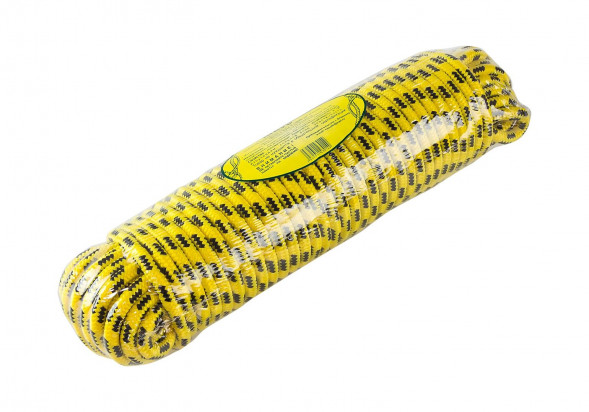 Шнур полипропиленовый плетеный d 8 мм, L 20 м