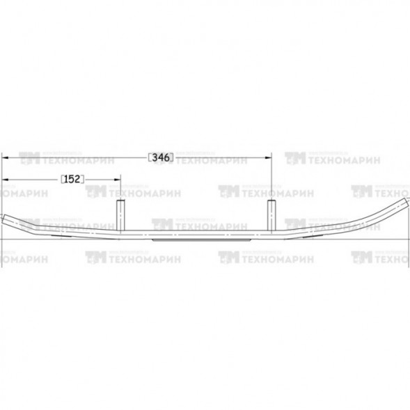 Конек лыжи BRP (комплект 2шт) A-04-0-4-455