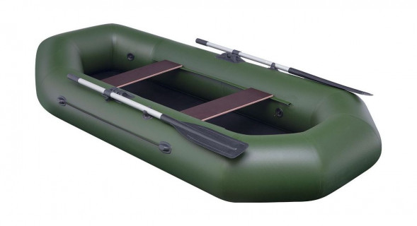 Надувная лодка ПВХ UREX 280У, зеленая