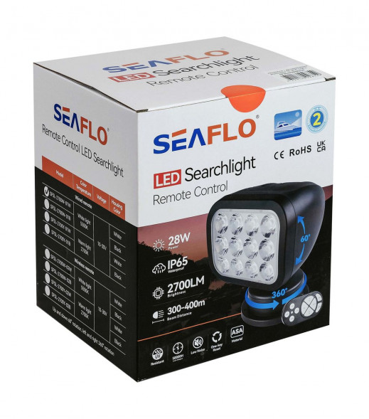 Прожектор с дистанционным управлением 10-30В, SeaFlo (упаковка из 2 шт.)