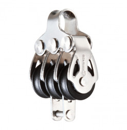 Блок трехшкивный двухобушковый 16мм