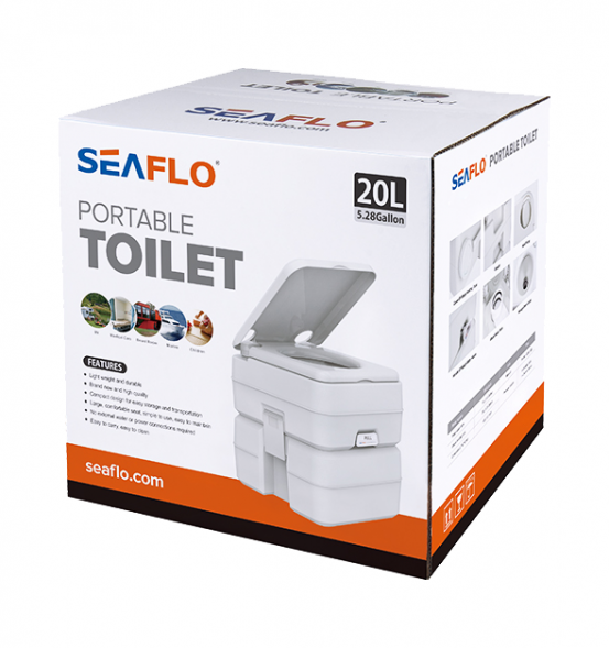 Портативный унитаз 20л, SeaFlo