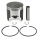 Поршень в сборе с кольцами T-Moly, +0,75 мм Sledex для Polaris 500F алюминий