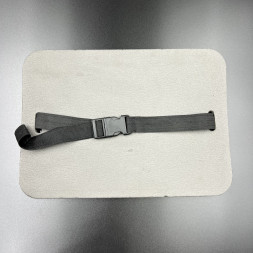 Сиденье для туриста 8 мм с карабином (серое)