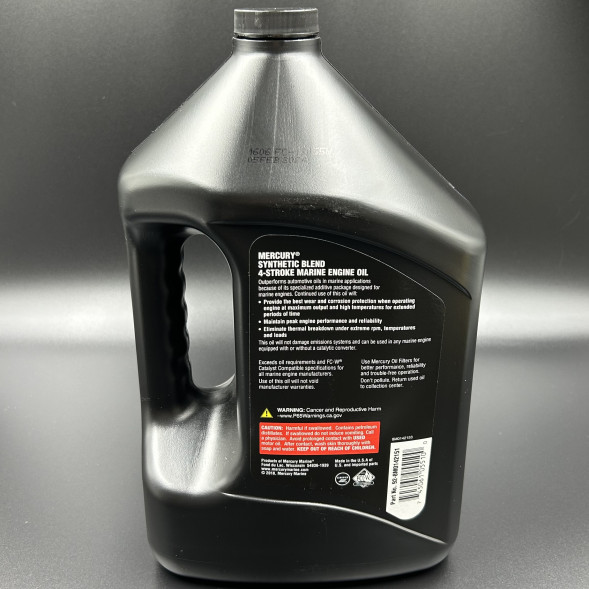 Масло моторное 4-х такт. 10W30 SYNTHETIC BLEND, MERCURY, 3,78 л (1 галл.)