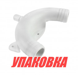 Колено 38 мм пластиковое с вентиляцией (упаковка из 10 шт.)