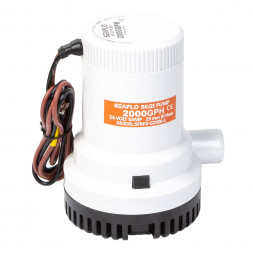 Помпа водооткачивающая SeaFlo трюмная, 24V 2000 галлон/час, патрубок 29 мм