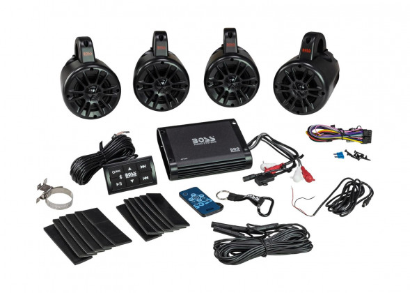 Морская аудиосистема на таргу BOSS BPS4B, MRWT40RGB.4 (упаковка из 2 шт.)