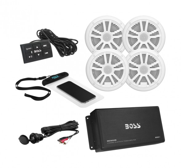Аудиосистема с усилителем BOSS ASK904B.64 (комплект4) (упаковка из 9 шт.)