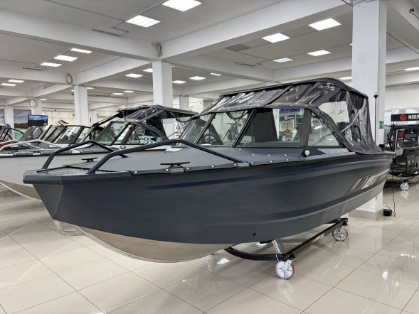 Моторная лодка, Viсtory A3, серо-синий с Suzuki DF50ATL