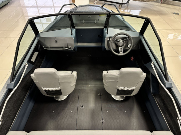 Моторная лодка, Viсtory A3, серо-синий с Suzuki DF50ATL