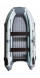 Надувная лодка ПВХ, RiverBoats RB 390 НДНД, ф/б, серо-белый