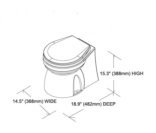 Унитаз с электрической помпой 12 В