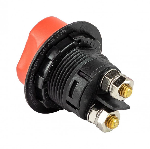 Выключатель массы, съемная рукоятка, "OFF-ON" (1 АКБ) 150 А