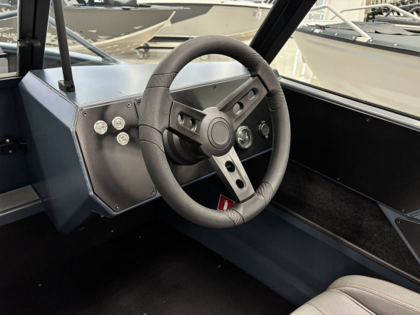 Моторная лодка, Viсtory A3, серо-синий с Suzuki DF60ATL