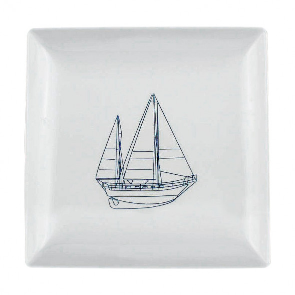 Набор тарелок Square Sail, 25 см, 6 шт