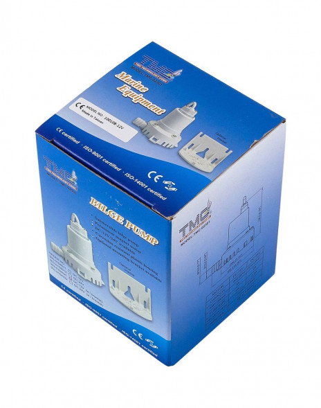 Помпа осушительная, 12 В, 400GPH (1514 л/ч)