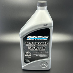 Масло моторное Quicksilver 4-тактное 25W40 полусинтетическое SYN-QT4C@6 (1 л)