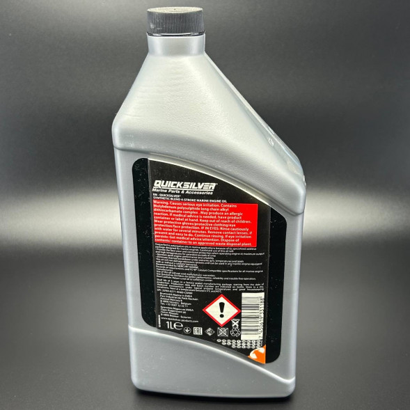 Масло моторное Quicksilver 4-тактное 25W40 полусинтетическое SYN-QT4C@6 (1 л)