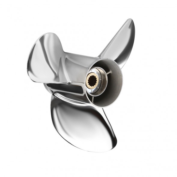 Винт гребной  Skipper для Yamaha 60-140HP, диаметр 13&quot; нержавеющий, лопастей - 3, шаг 17&quot;