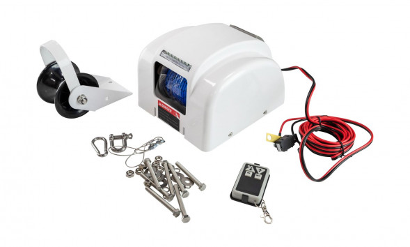 Лебедка якорная autoTRAC BigWater 45SW, RC,(alum)