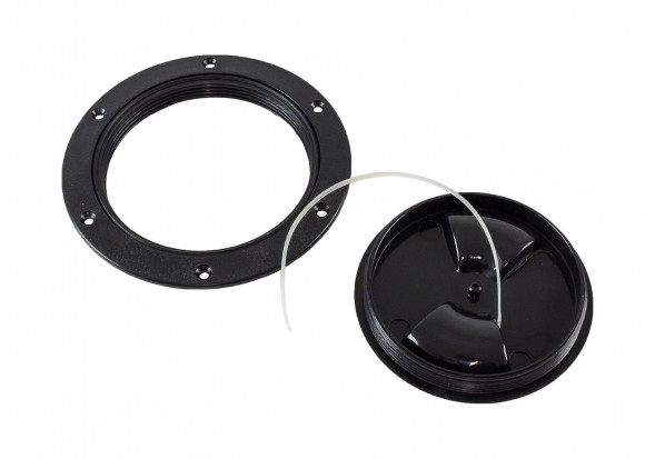 Лючок палубный 4&quot;, черный (упаковка из 120 шт.)