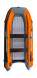 Надувная лодка ПВХ, RiverBoats RB 410 НДНД, ф/б, серо-оранжевый