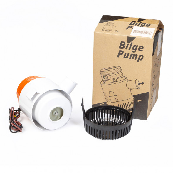 Помпа водооткачивающая SeaFlo трюмная, 24V 3000 галлон/час, патрубок 40 мм