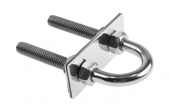 Рым-болт U-образный D13 мм, Lрез. 89 мм
