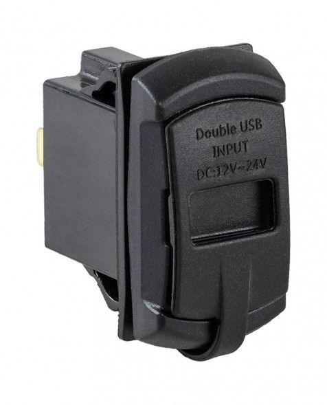 Разъем USB 5В 4.2А и вольтметр