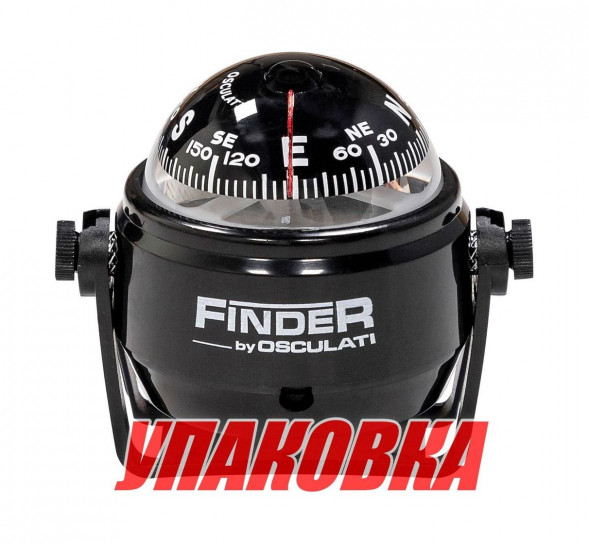 Компас FINDER размер 2&quot; (50 мм), черный (упаковка из 16 шт.)