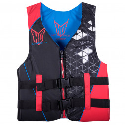 Жилет мужской нейлоновый Infinite,черно-красный, размер 4XL